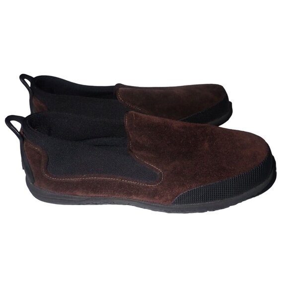 Acorn Other - Acorn Men's Brown Suede Slip-On Shoes With‎ Rubber Soles 8 Casual Mocs